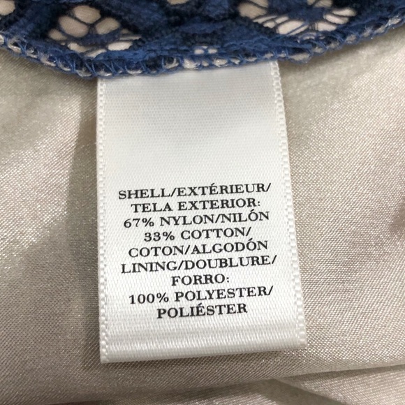 Ann Taylor Lace Overlay Pencil Skirt - Picture 8 of 8